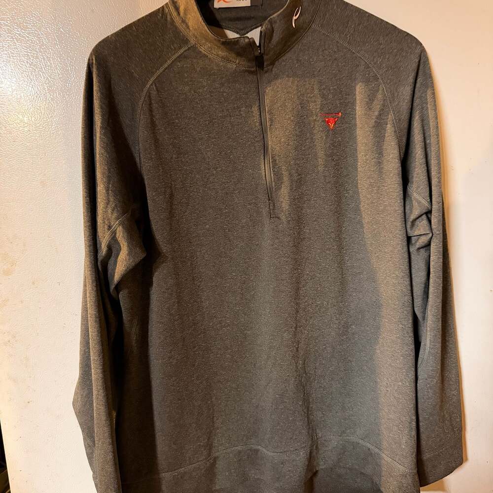 Men's XL 54 KJUS Myopia Hunt Club 1/4 Quarter Zip Long Sleeve Pullover Sweater